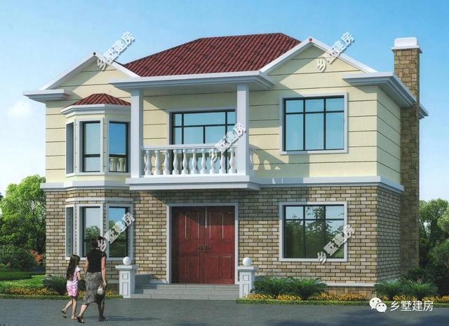 農(nóng)村二層別墅設(shè)計(jì)圖，7室2廳4衛(wèi)，主體造價(jià)，竟然只要26萬(wàn)！