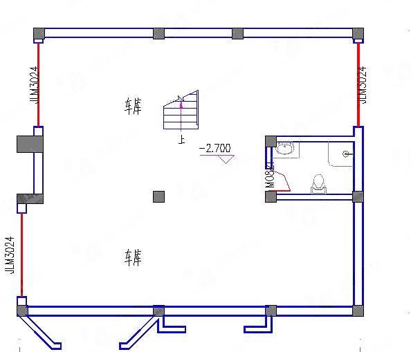 三層獨(dú)棟別墅設(shè)計(jì)圖，2廳8臥，地下車(chē)庫(kù)+挑空客廳+豪華主臥，造價(jià)42萬(wàn)