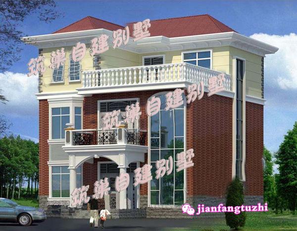 8臥簡(jiǎn)約三層農(nóng)村自建房，11x10米，占地110平方米