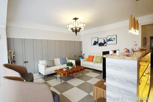 三室兩廳設計費就花了3W，142㎡奇葩戶型裝修，看完效果這錢花的值！