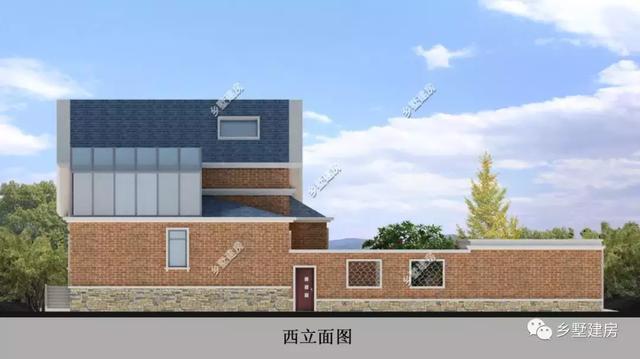 農(nóng)村二層別墅圖主體造價(jià)僅需29萬(wàn)左右，帶車(chē)庫(kù)、露臺(tái)，配超大庭院，既實(shí)用又美觀(guān)！