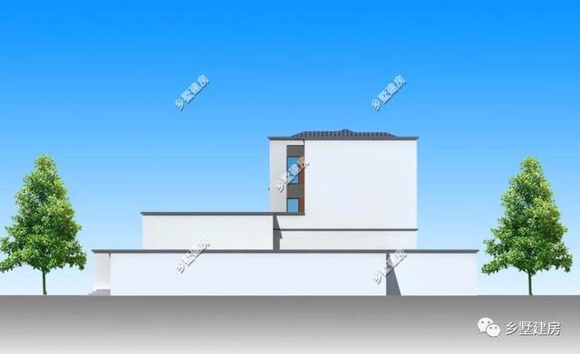新中式農(nóng)村四合院別墅圖，帶小院和露臺(tái)，讓你的房子脫穎而出