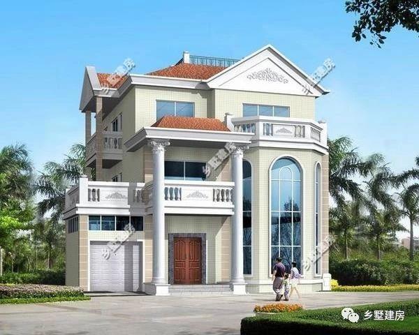 三層別墅圖造價40萬，城市買房首付都不夠，不如在農(nóng)村自建一棟別墅享受一生。