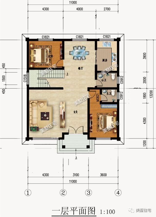 好評如潮的5款農(nóng)村別墅設(shè)計圖，款款都有特點(diǎn)，隨便一建就很出彩。