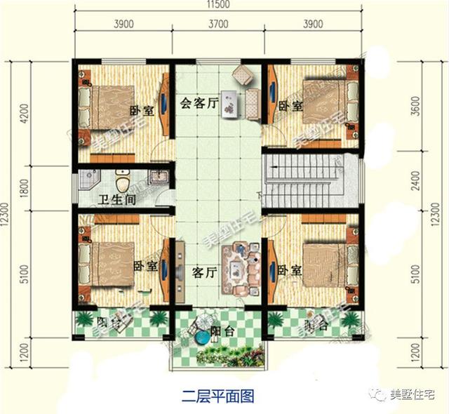 好評如潮的5款農(nóng)村別墅設(shè)計圖，款款都有特點(diǎn)，隨便一建就很出彩。