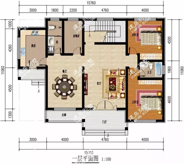 3棟實(shí)用美觀最適合農(nóng)村建的別墅圖，簡(jiǎn)單美觀又實(shí)用。