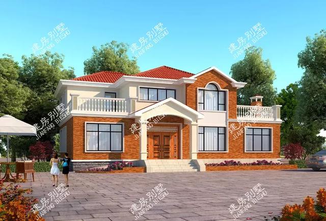 3棟實(shí)用美觀最適合農(nóng)村建的別墅圖，簡(jiǎn)單美觀又實(shí)用。