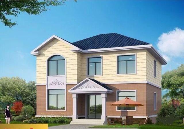 三款漂亮的農(nóng)村二層自建房設(shè)計(jì)圖，簡(jiǎn)單實(shí)用還不貴，人人都能建的起