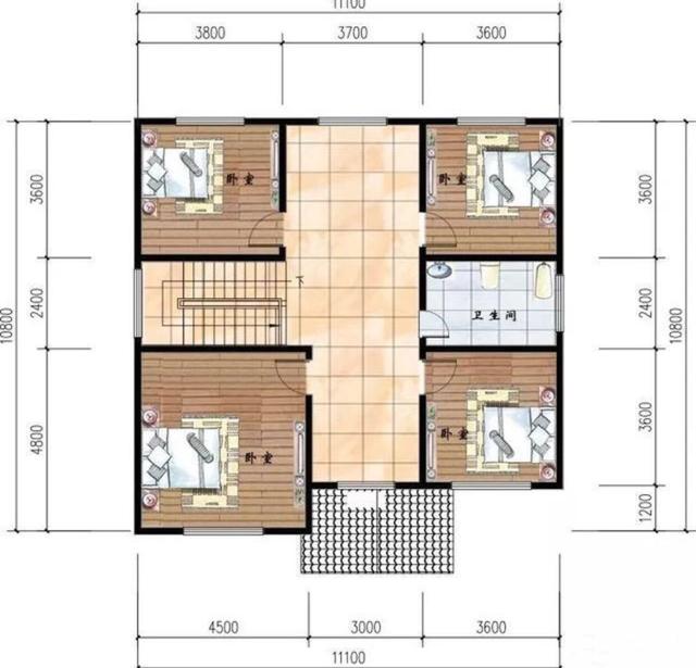 三款漂亮的農(nóng)村二層自建房設(shè)計(jì)圖，簡(jiǎn)單實(shí)用還不貴，人人都能建的起