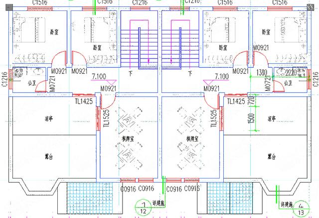  三層兄弟戶雙拼別墅施工圖，占地200平，2廳12室?guī)鐾て迮剖? src="/uploads/allimg/180610/151I1E10-2.jpg" img_width="790" img_height="523" inline="0" style="box-sizing: border-box; -webkit-tap-highlight-color: transparent; border-style: none; max-width: 100%; display: block; margin: 10px auto;" />
<p class="pgc-img-caption" style="box-sizing: border-box; -webkit-tap-highlight-color: transparent; margin: 0px; padding: 0px; text-align: center; font-size: 12px; color: rgb(119, 119, 119); line-height: 16px;">二層平面圖</p>
</div>
<p style="box-sizing: border-box; -webkit-tap-highlight-color: transparent; margin: 16px 0px; padding: 0px; color: rgb(34, 34, 34); font-family: "PingFang SC", "Hiragino Sans GB", "Microsoft YaHei", "WenQuanYi Micro Hei", "Helvetica Neue", Arial, sans-serif; font-size: 16px;">二層：</p>
<p style="box-sizing: border-box; -webkit-tap-highlight-color: transparent; margin: 16px 0px; padding: 0px; color: rgb(34, 34, 34); font-family: "PingFang SC", "Hiragino Sans GB", "Microsoft YaHei", "WenQuanYi Micro Hei", "Helvetica Neue", Arial, sans-serif; font-size: 16px;">左戶型：書房、次臥（帶陽(yáng)臺(tái)）、次臥、主臥（帶衛(wèi)生間）、公衛(wèi)、樓梯間</p>
<p style="box-sizing: border-box; -webkit-tap-highlight-color: transparent; margin: 16px 0px; padding: 0px; color: rgb(34, 34, 34); font-family: "PingFang SC", "Hiragino Sans GB", "Microsoft YaHei", "WenQuanYi Micro Hei", "Helvetica Neue", Arial, sans-serif; font-size: 16px;">右戶型：書房、次臥（帶陽(yáng)臺(tái)）、次臥、主臥（帶衛(wèi)生間）、公衛(wèi)、樓梯間</p>
<div   id="3ztplzj"   class="pgc-img" style="box-sizing: border-box; -webkit-tap-highlight-color: transparent; margin: 0px; padding: 0px; color: rgb(34, 34, 34); font-family: "PingFang SC", "Hiragino Sans GB", "Microsoft YaHei", "WenQuanYi Micro Hei", "Helvetica Neue", Arial, sans-serif; font-size: 16px;"><img alt=
