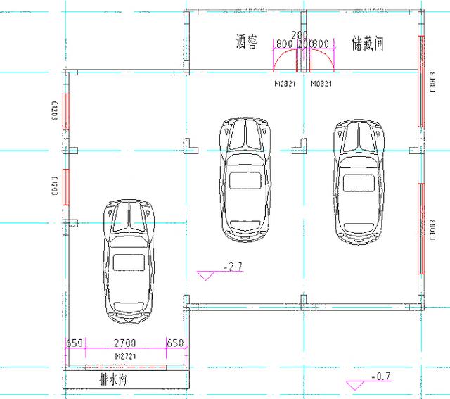 40萬16×12米二層私家別墅設(shè)計(jì)圖，2廳5臥+地下室車庫+酒窖+休閑廳+套房