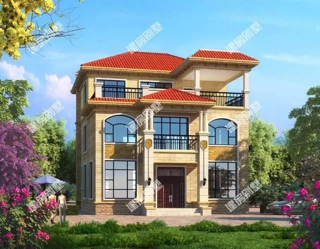 兩款戶型相近的三層農村別墅設計圖，第一棟戶型通透，第二棟經(jīng)濟適用，都是建房很不錯的選擇