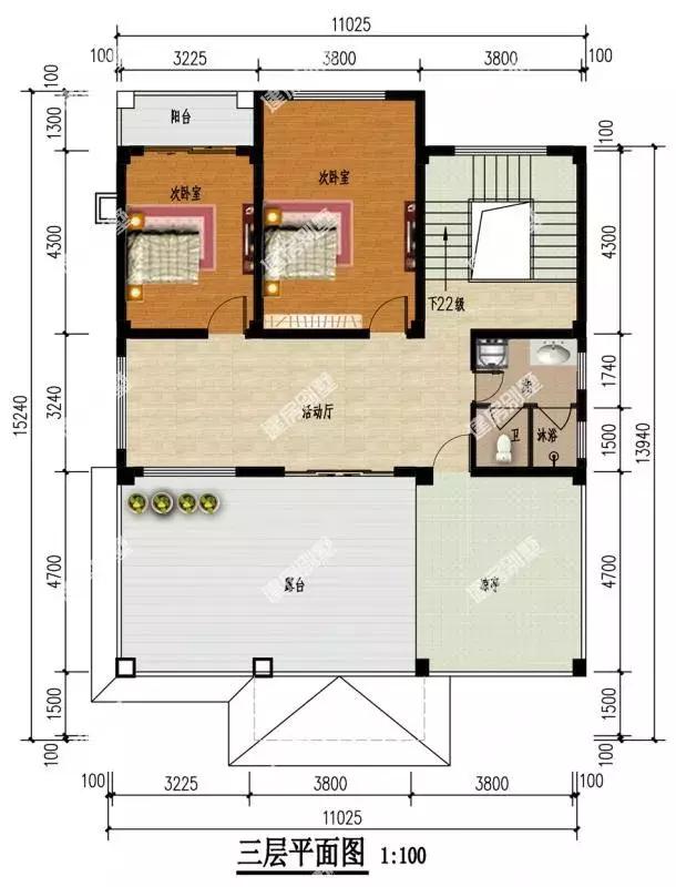 兩款戶型相近的三層農村別墅設計圖，第一棟戶型通透，第二棟經(jīng)濟適用，都是建房很不錯的選擇