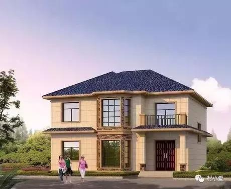 挑空+大落地窗別墅設(shè)計(jì)圖，12.6X11.6米，外觀造型時(shí)尚美觀，讓人居住更舒心