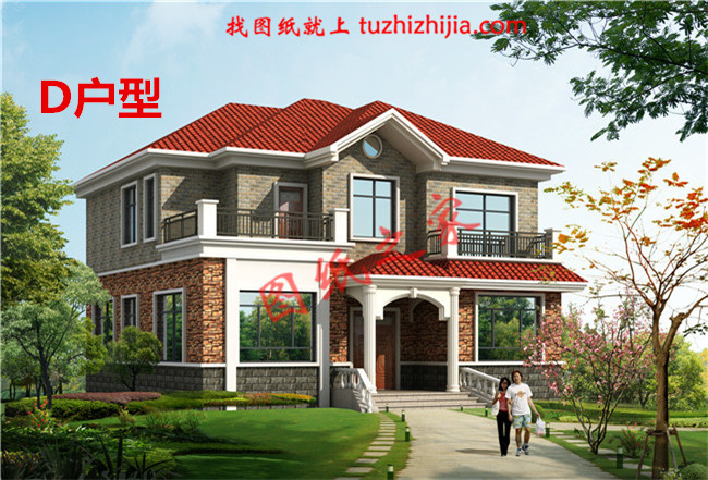 農(nóng)村18萬元二層小樓圖紙，漂亮實(shí)用的農(nóng)村二層樓房設(shè)計(jì)圖