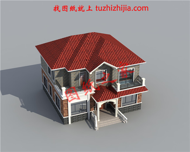 農(nóng)村18萬元二層小樓圖紙，漂亮實(shí)用的農(nóng)村二層樓房設(shè)計(jì)圖