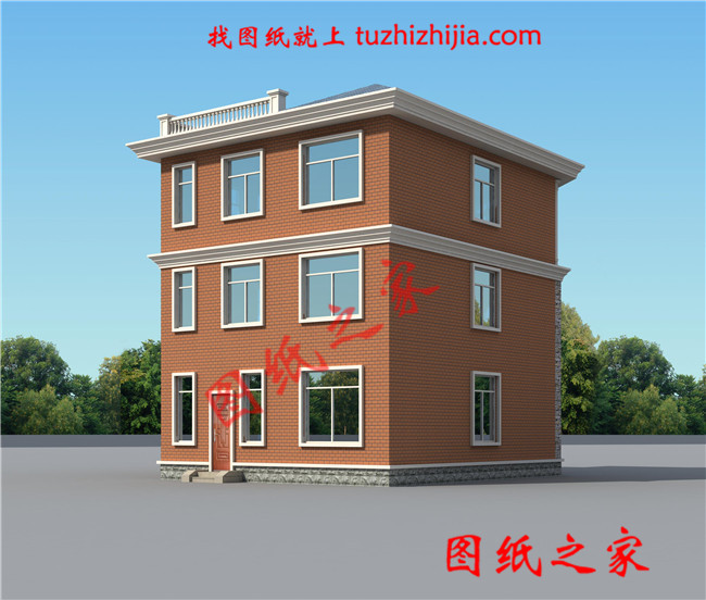 100平米兩間三層樓房設(shè)計圖,農(nóng)村蓋房舒服實(shí)用最重要