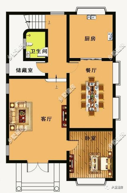 農(nóng)村自建小別墅設(shè)計(jì)圖！專為農(nóng)村小占地設(shè)計(jì)的房子！簡直美呆了！