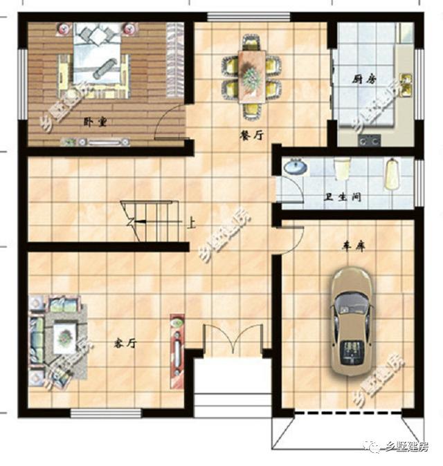 農(nóng)村自建小別墅設(shè)計(jì)圖！專為農(nóng)村小占地設(shè)計(jì)的房子！簡直美呆了！