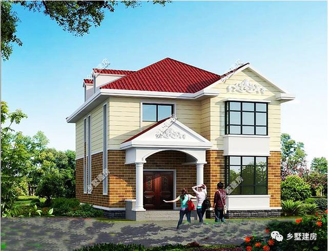農(nóng)村自建小別墅設(shè)計(jì)圖！專為農(nóng)村小占地設(shè)計(jì)的房子！簡直美呆了！
