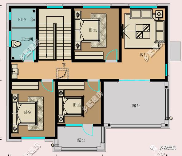 農(nóng)村自建小別墅設(shè)計(jì)圖！專為農(nóng)村小占地設(shè)計(jì)的房子！簡直美呆了！