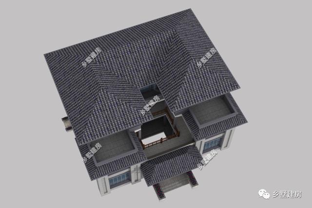 中式三層農(nóng)村自建別墅設(shè)計圖，性價比高，你值得擁有