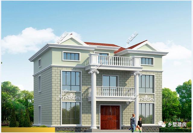 舒適的三層農(nóng)村別墅設(shè)計圖，別墅剛建成，媳婦娶進(jìn)門，這樣的人生你羨不羨慕？