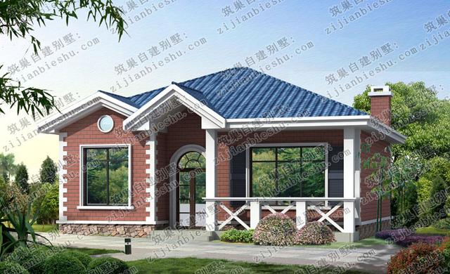 農(nóng)村預(yù)算15萬(wàn)元一層自建小別墅設(shè)計(jì)圖，戶型簡(jiǎn)約美觀