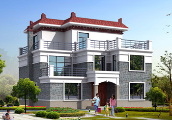 三層平頂樓房設(shè)計(jì)圖，外觀大氣美觀，內(nèi)部結(jié)構(gòu)更是精致實(shí)用