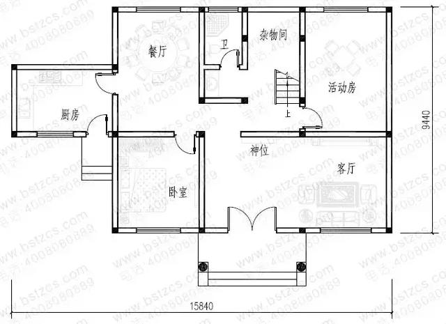 6套漂亮農(nóng)村別墅戶型圖，進深都為10米，各有特點，一起來看看。