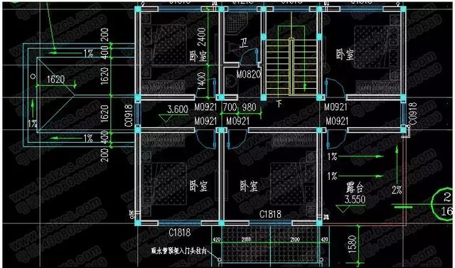 6套漂亮農(nóng)村別墅戶型圖，進深都為10米，各有特點，一起來看看。