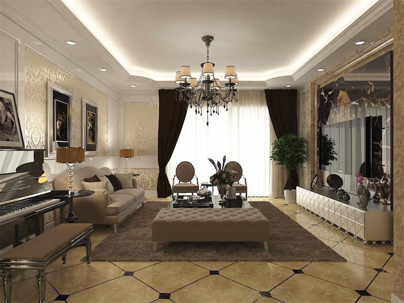 160平米的房子花了7萬塊錢裝修，歐美風情風格簡直太美了！