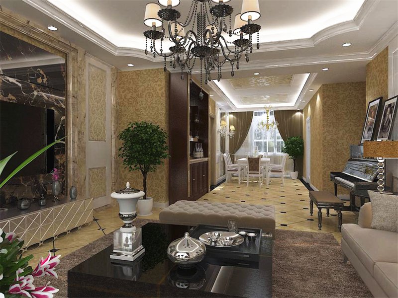 160平米的房子花了7萬塊錢裝修，歐美風情風格簡直太美了！