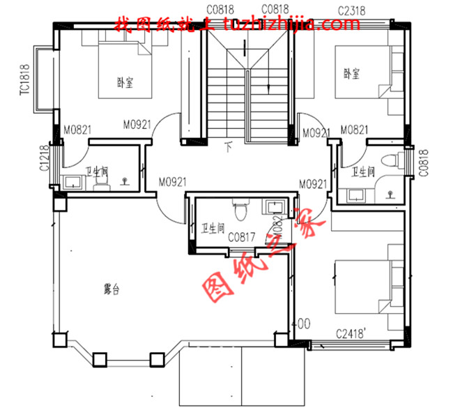 農村30萬別墅款式三層戶型，這幾款逼格高，實用強