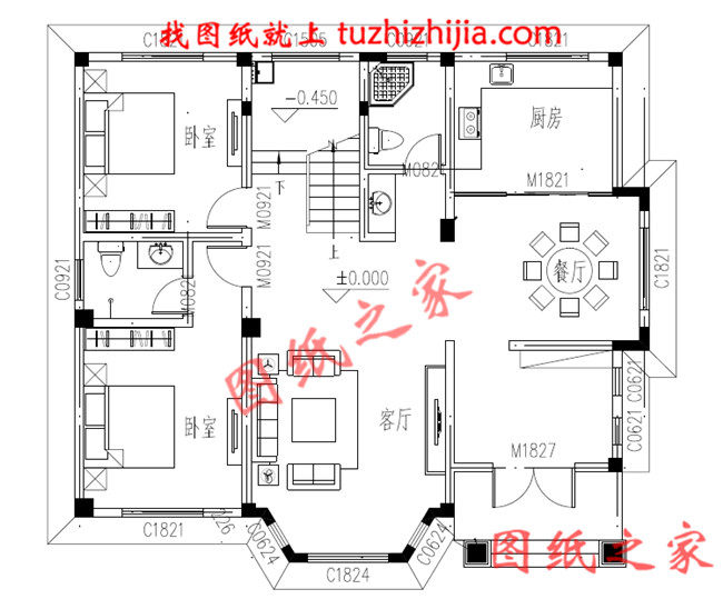 農村30萬別墅款式三層戶型，這幾款逼格高，實用強