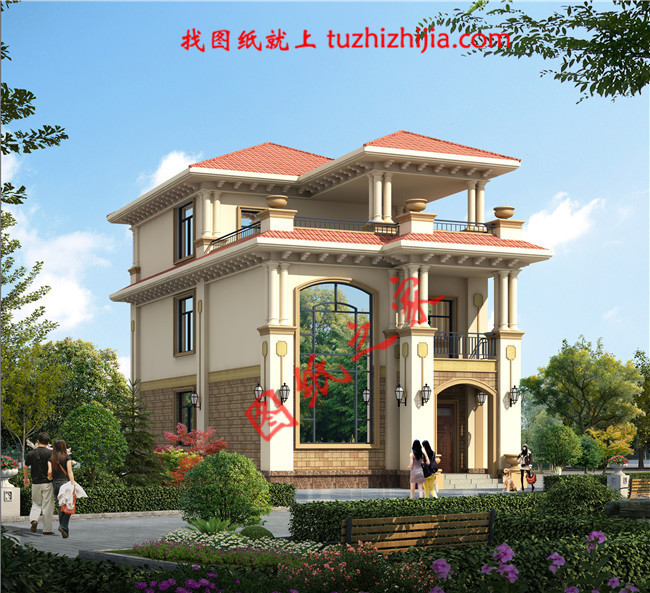 農村30萬別墅款式三層戶型，這幾款逼格高，實用強