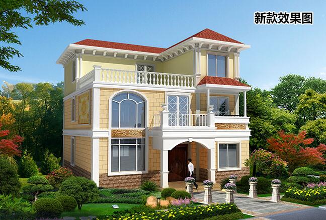 實景拍攝三層30萬別墅圖片大全，蓋好全村都跟風！