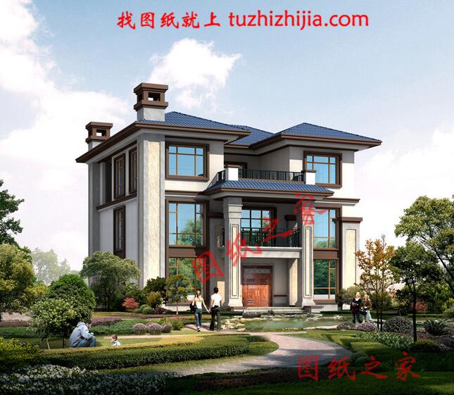 實景拍攝三層30萬別墅圖片大全，蓋好全村都跟風！