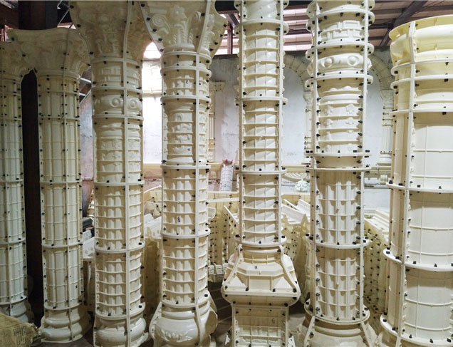 grc羅馬柱模具，加厚材質(zhì)，不變形,不老化,不粘模