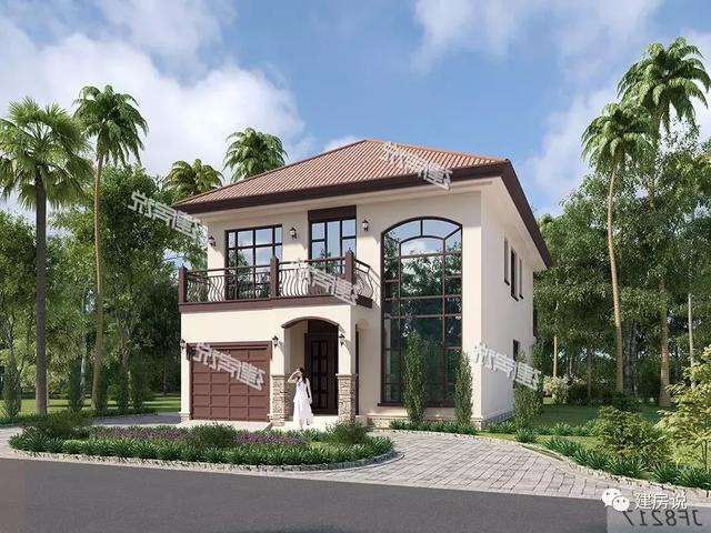 二層?xùn)|南亞風(fēng)情別墅設(shè)計(jì)圖，足不出戶，在家每天都像在度假