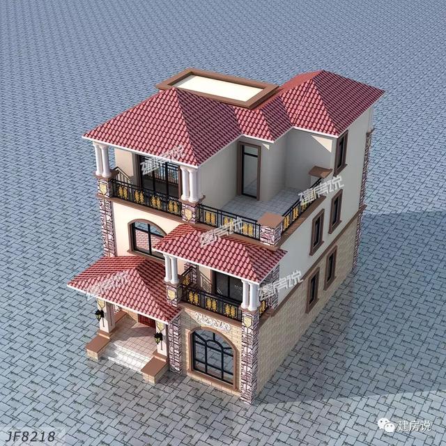 4款歐式別墅設計圖，設計的讓人眼前一亮，實用又便宜，還不趕緊來看看！