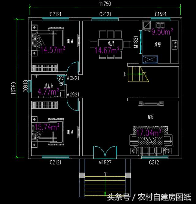 居住舒服的二層小樓別墅設(shè)計(jì)圖，經(jīng)濟(jì)又實(shí)用，真心不錯(cuò)