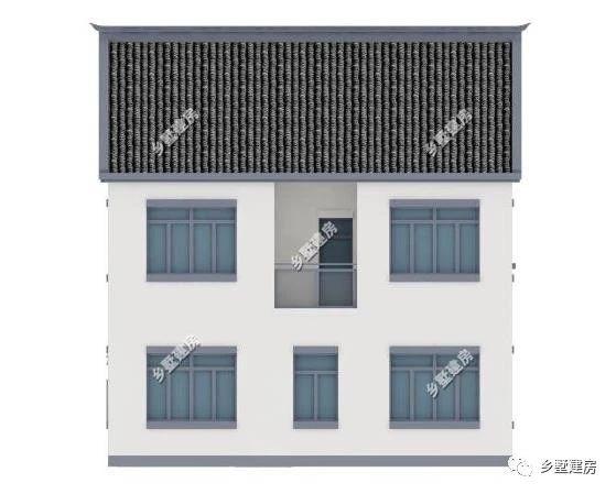 360平農(nóng)村四合院別墅設(shè)計圖，黛瓦白墻，簡約大方，還有陽光房+健身房