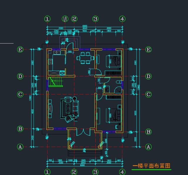三層自建房帶羅馬柱，外觀造型簡(jiǎn)潔大方，色彩明快