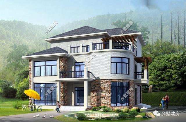 農(nóng)村自建別墅，盡孝心不說，還掙了面子，誰看了都羨慕的三層別墅設(shè)計(jì)圖