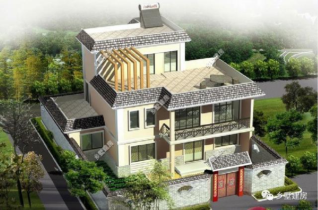美觀大氣，主體造價(jià)都不超過(guò)三十萬(wàn)的農(nóng)村別墅設(shè)計(jì)圖了解一下