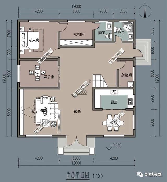 推薦4套熱門(mén)的農(nóng)村別墅設(shè)計(jì)圖，第3套外觀(guān)最漂亮，第2套建的最多