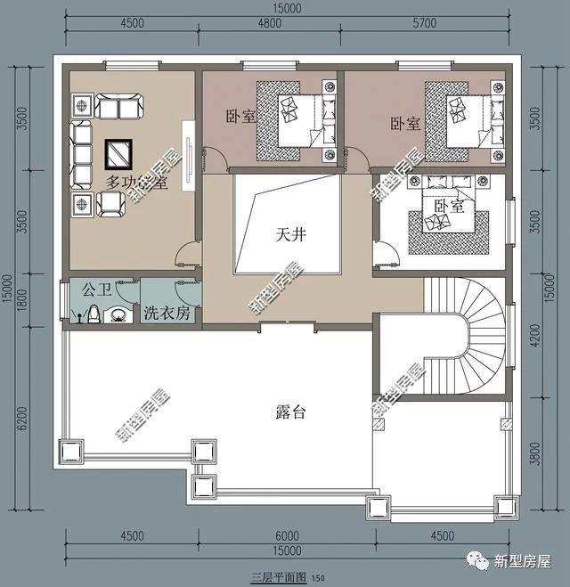推薦4套熱門(mén)的農(nóng)村別墅設(shè)計(jì)圖，第3套外觀(guān)最漂亮，第2套建的最多