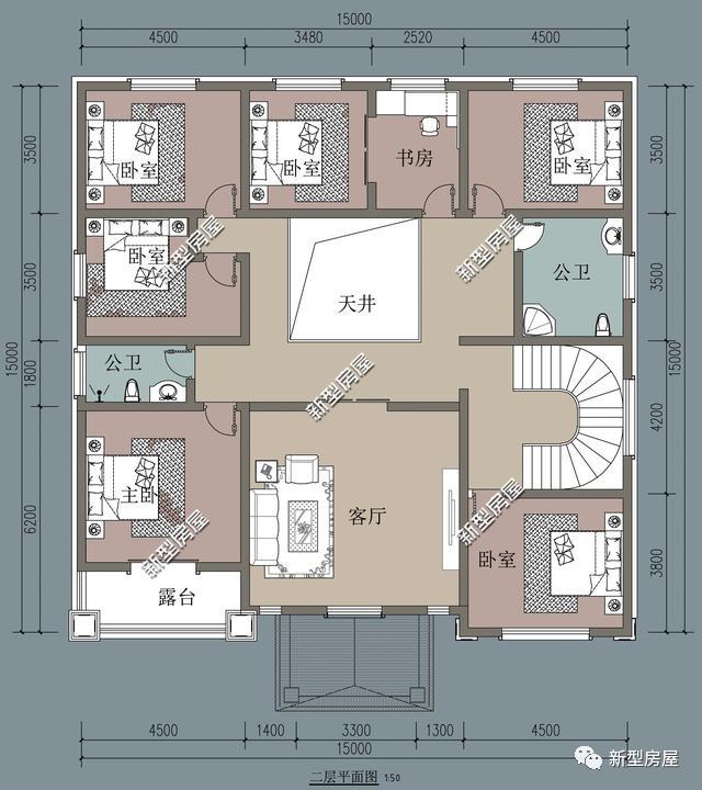 推薦4套熱門(mén)的農(nóng)村別墅設(shè)計(jì)圖，第3套外觀(guān)最漂亮，第2套建的最多