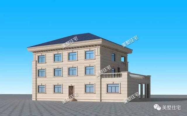 三層奢華歐式別墅設(shè)計(jì)圖，這樣才能算得上是配得上身份的住宅